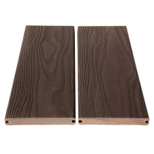 3D embossed composite decking wood polish material